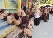 ‎Siswa SDN 001 Letung Gencarkan Gerakan Indonesia ASRI Pasca Libur Lebaran